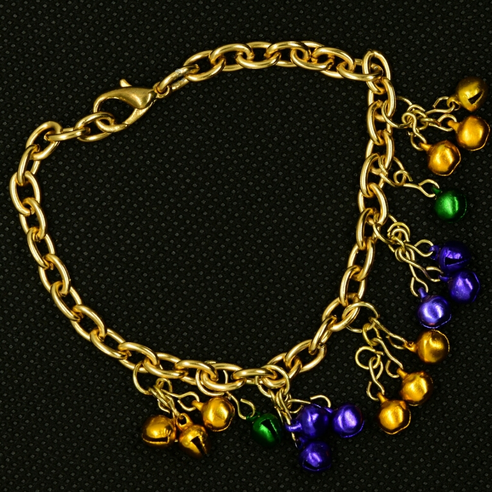 Mardi Gras bracelet